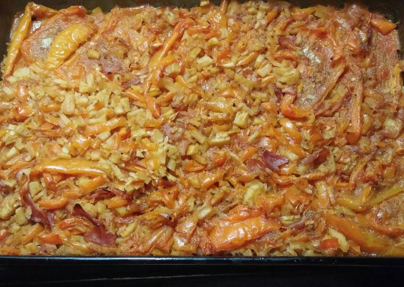 Nasi Panggang Kentang Paprika Mediterran