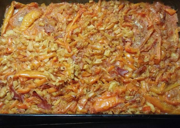 Nasi Panggang Kentang Paprika Mediterran