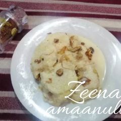 A picture of Bread Rasmalai.