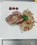 Peceto relleno con papas rosty