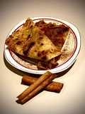 Crepes (panqueques pañuelito de manzana para diabéticos)