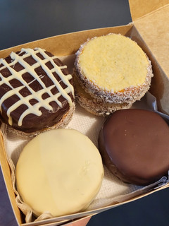 Una foto de Alfajores sin azúcar y sin gluten