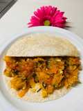 Rapiditas con relleno de verduras