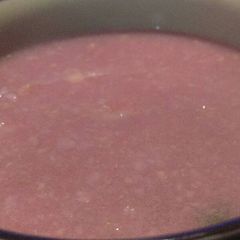 A picture of Purple Yam Soup.