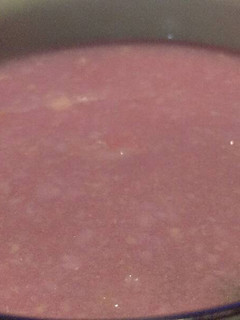 A picture of Purple Yam Soup.
