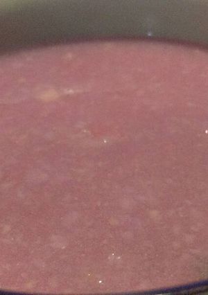 A picture of Purple Yam Soup.