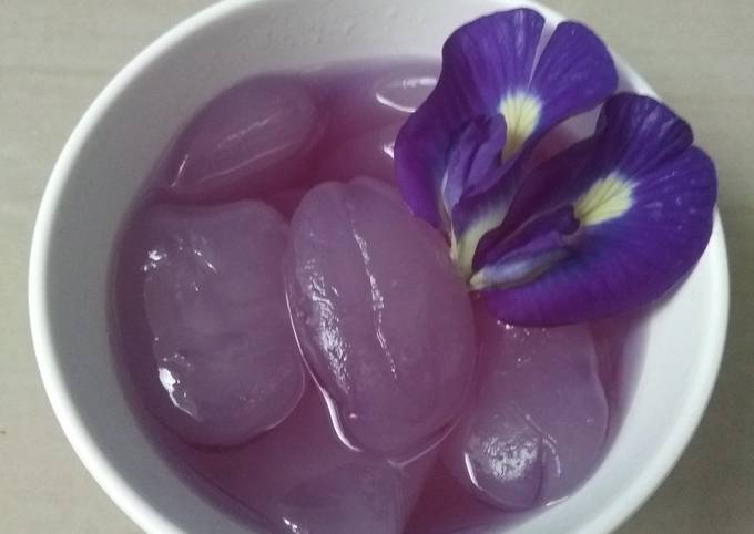 Kokabutel (kolang kaling bunga telang)