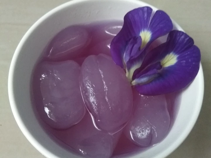 Langkah Gampang Menyiapkan Resep Kokabutel (kolang kaling bunga telang) yang Lezat Anti Ribet, Mantap