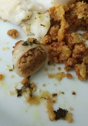 Una foto de Txipis rellenos de cuscús de coliflor
