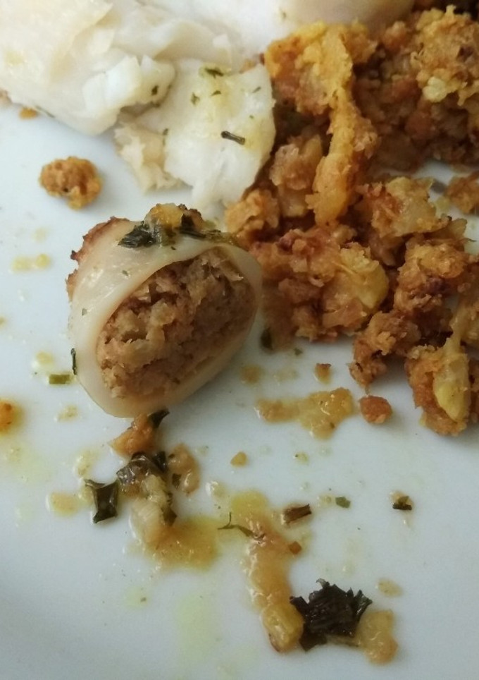 Una foto de Txipis rellenos de cuscús de coliflor