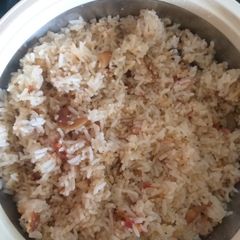 A picture of Coconut Rice Biryani.