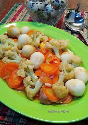 Foto resep Kembang Kol Tumis Saus Tiram