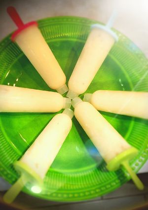A picture of Two ingredients kulfi.