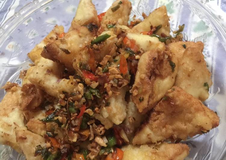 Tahu crispy cabe garam