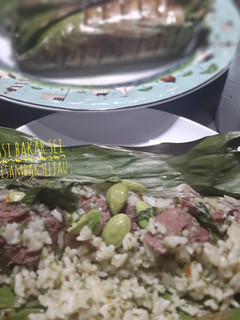 Foto resep Nasi Bakar Sei Sapi Sambal Hijau