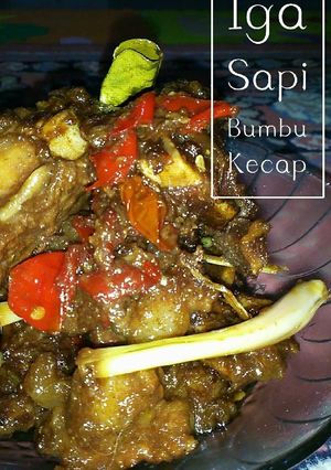 Foto resep Iga Sapi Bumbu Kecap