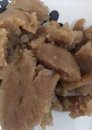 A picture of Aate ka halwa.