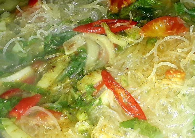 Resep Tumis sawi putih bihun jagung😁, Bisa Manjain Lidah