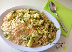 Foto di Risotto con puntarelle e zafferano