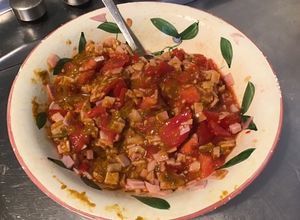 Une photo de Farce pour légumes aux tomates et jambon blanc