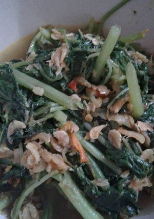 Foto resep Oseng Bayam Ebi Pedas