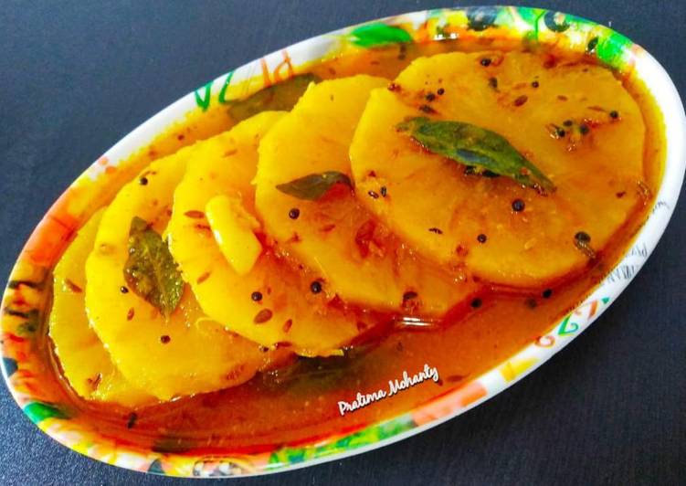 Recipe of Award-winning Pineapple Khatta (Chutney)