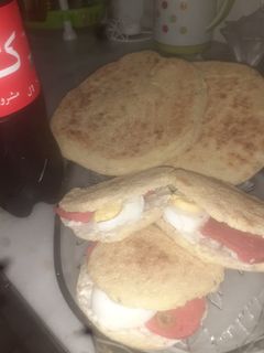 صورة لوصفة مطلوع بدون عجن + ساندويشات ميني مطلوع 😋