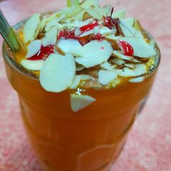 Mango dryfruit shake A picture of Mango dryfruit shake.