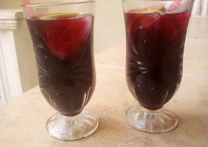 Simple Way to Prepare Jamie Oliver Hibiscus drink (zobo)