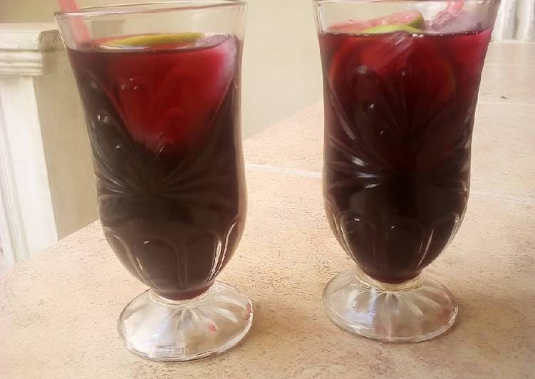 Recipe: Perfect Hibiscus drink (zobo) This is A Recipe That Has Been Tested  From My Kitchen !!