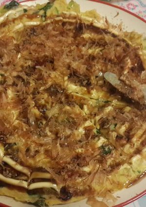 Foto resep Okonomiyaki Horenzo (bayam jepang)
