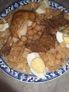 صورة لوصفة 🍲 تريدة الموس بمرق احمر 🍲