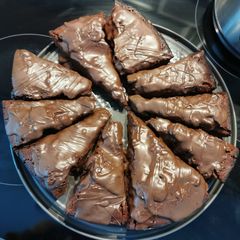 A picture of 5 Ingredient French Chocolate Cake Saved After Burning.