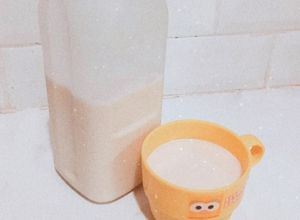Foto resep Oatmilk (rolled oats + kurma)