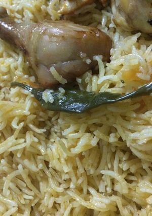 صورة لوصفة رز ودجاج بطريقتي لذيييذ