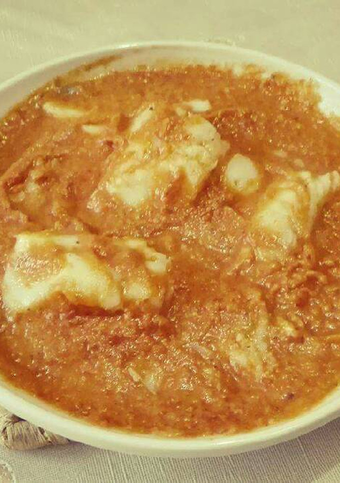 Una foto de Bacalao a la vizcaína