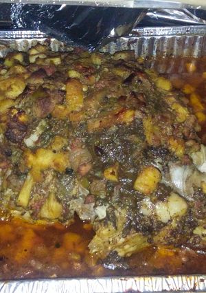 A picture of Oven-Roasted Pork Leg.