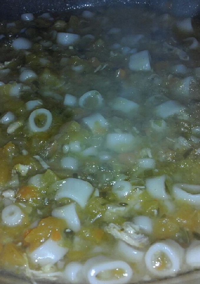 Una foto de Sopita argentina