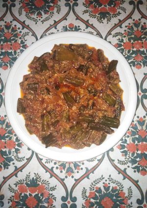 A picture of Dahi wali bhindi.
