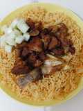 133. Nasi Mandhi Kambing Goreng