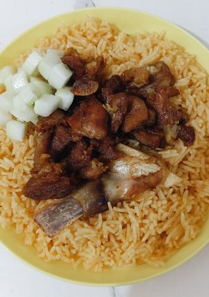 Foto resep 133. Nasi Mandhi Kambing Goreng