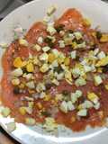 Carpaccio de salmón ahumado