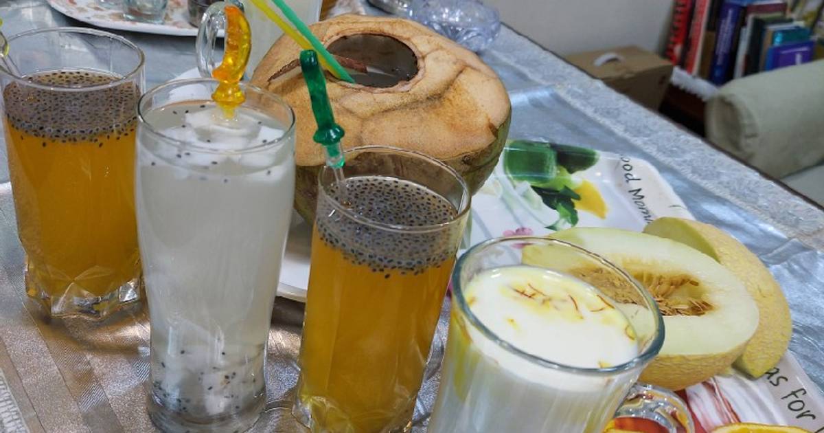Summer Coolers Musk Melon Crush Coconut Lemonade Jaggery Cooler Recipe