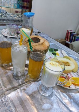 A picture of Summer Coolers :Musk Melon Crush Coconut Lemonade Jaggery Cooler.