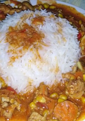 صورة لوصفة ارز الصيني