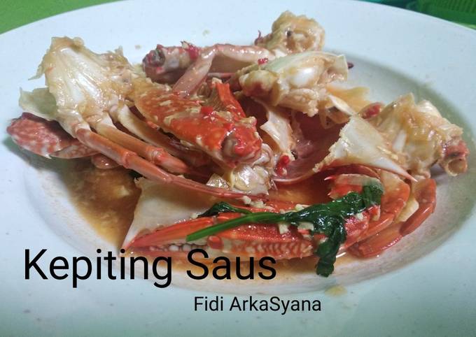 Kepiting Saus (pedas, asem & manis)