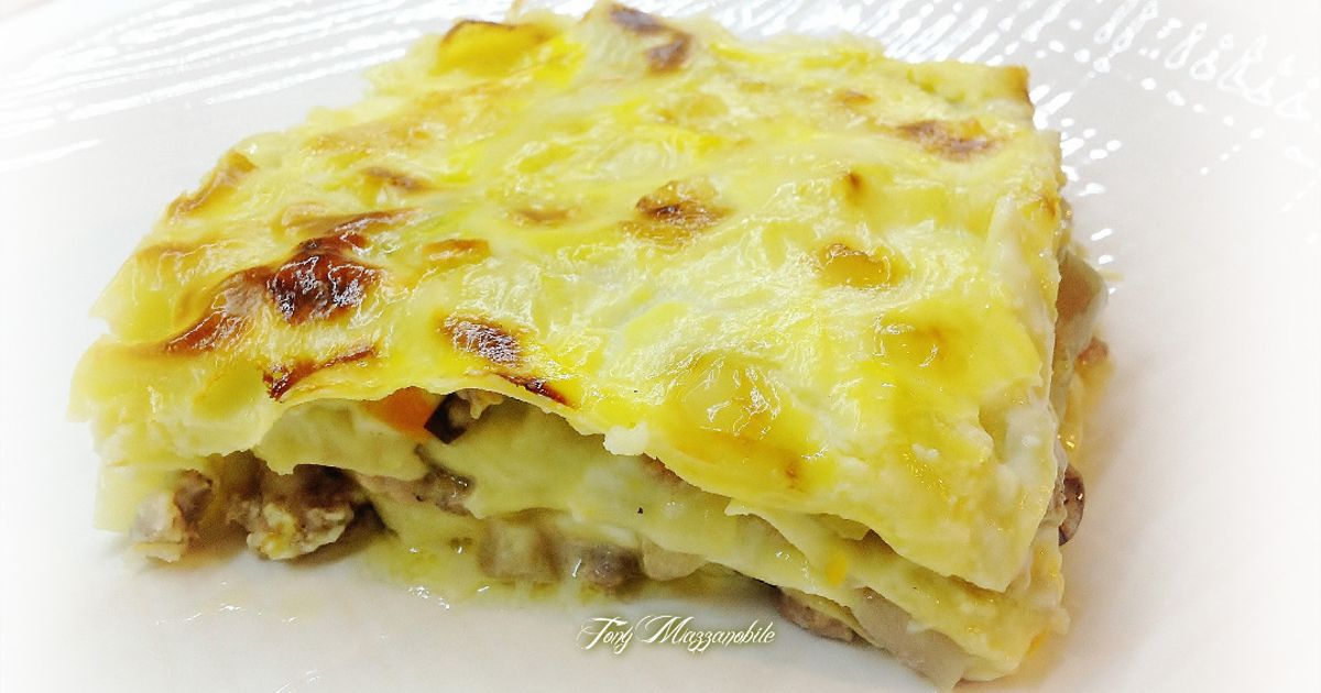 Ricetta Lasagne Con Salsa Di Fontina, Ragù Bianco Di Tastasale E ...