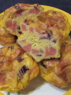 Tojás muffin reggelire recept fotója