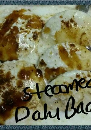 A picture of Steamed dahi bada.