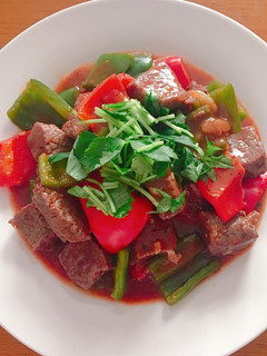 Hình của món Bò lúc lắc.